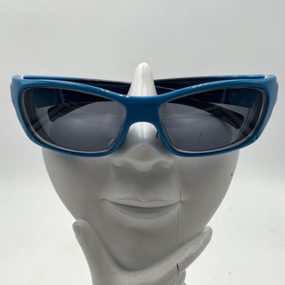 Vintage Bolle Blue Oval Sunglasses Frames Crown Jr